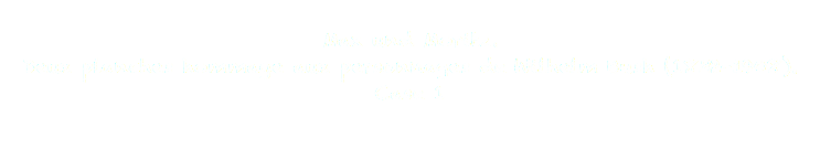  Max und Moritz. Deux planches hommage aux personnages de Wilhelm Bush (1832-1908). Case 1